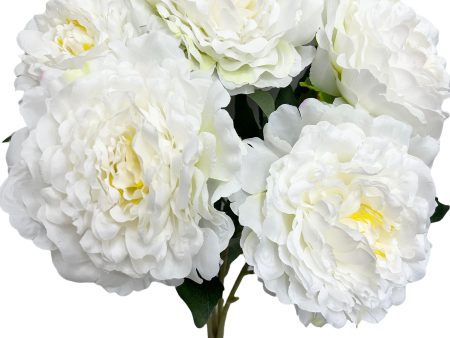 21   Artificial Peony Bush ( INT0070-Ceam ) Cheap