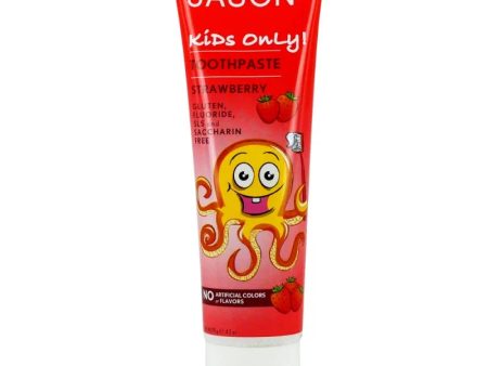 Kids Only! All Natural Strawberry Toothpaste Supply