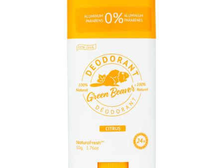 Natural stick deodorant, Citrus, 50g Online now