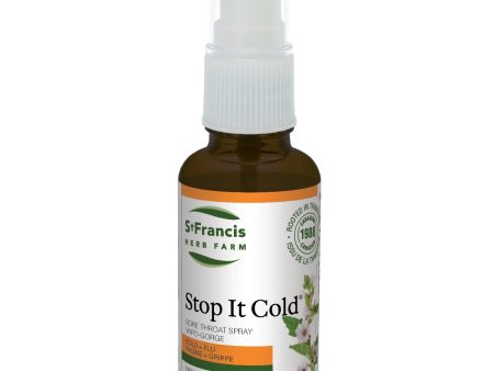 St Francis Herb Farm Stop It Cold Throat Spray Tincture Sale