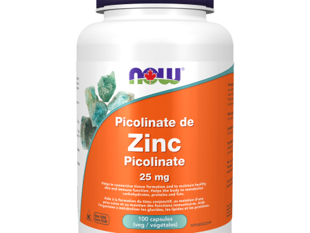 NOW® Supplements Zinc Picolinate 25mg on Sale