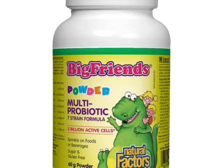 Multiprobiotic Powder 7 strain formula 3 Billion Active Cells Big Friends® Powder For Cheap