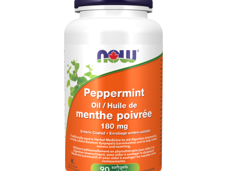 NOW® Supplements Peppermint Oil 180mg For Sale