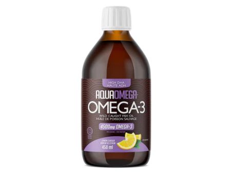 AquaOmega  5X Omega3, High DHA 4500 mg, Lemon Online Sale