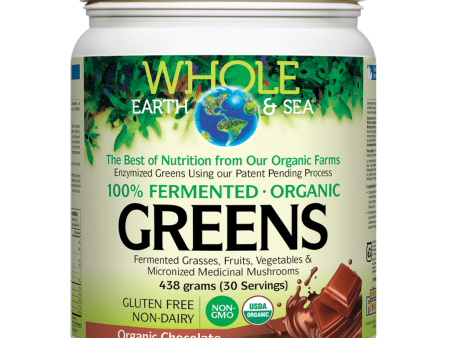 Fermented Organic Greens, Organic Chocolate, Whole Earth & Sea Powder Hot on Sale