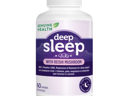 Genuine Health Deep Sleep with Reishi Mushroom Capsules Hot on Sale