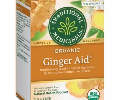 Traditional Medicinals® Ginger Aid® Organic herbal Tea For Sale