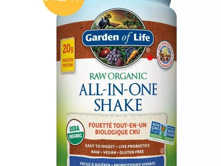 Garden of Life Raw Organic All-in-One Shake, Vanilla Spiced Chai flavour, 907g, 28 servings Hot on Sale