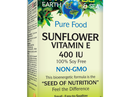 Sunflower Vitamin E 400 IU, Whole Earth & Sea® Softgels Discount