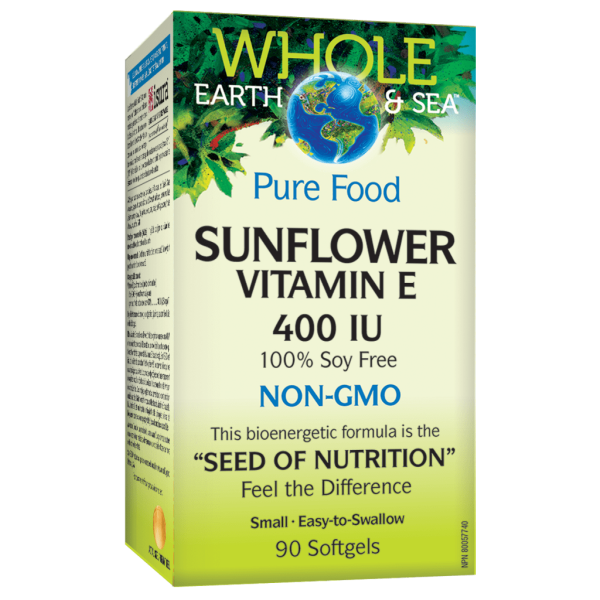 Sunflower Vitamin E 400 IU, Whole Earth & Sea® Softgels Discount