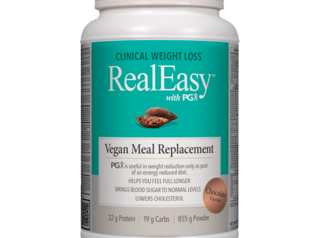 RealEasy with PGX Vegan Meal Replacement Chocolate Flavour For Discount