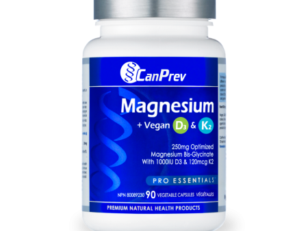 CanPrev Magnesium + Vegan D3 & K2 Online