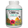 Vitamin C 500 mg 100% Natural Fruit Chew, Jungle Juice Chewable Wafers Online now