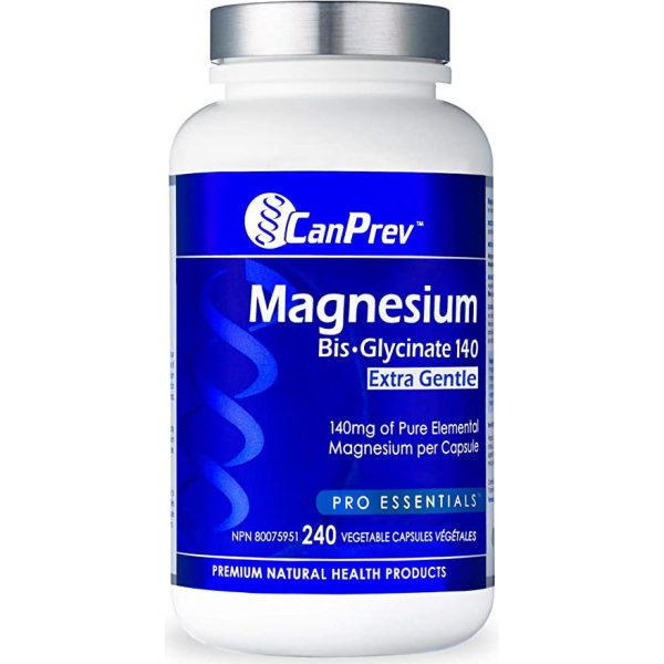 Canprev Magnesium Bisglycinate, Extra gentle Vegetarian Capsules For Cheap