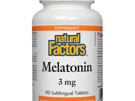 Melatonin 3 mg, Peppermint Sublingual Tablets Online