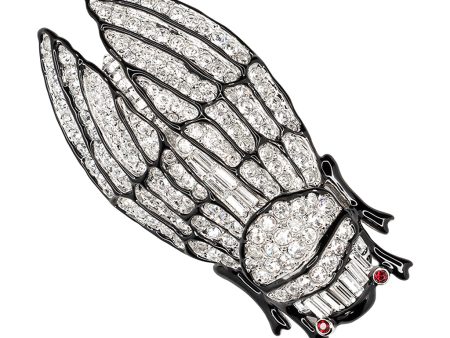 Crystal Cicada Brooch Online Sale