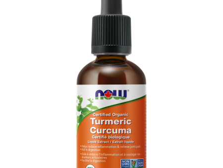 NOW® Supplements Organic Turmeric Liquid Extract Fashion