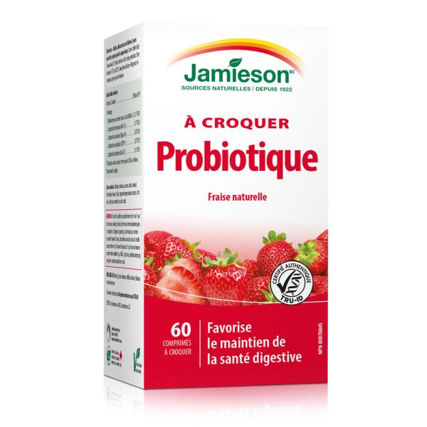 Jamieson Chewable Probiotic - Natural Strawberry Online now