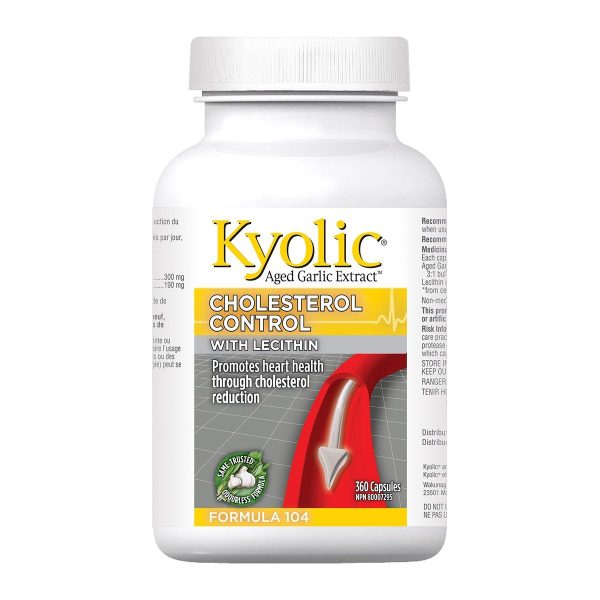 Kyolic Cholesterol Control w  Lecithin formula 104 For Discount