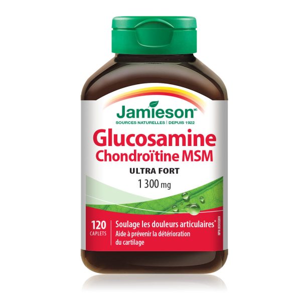 Jamieson Glucosamine Chondroitin MSM Caplets, 1,300 mg Online now