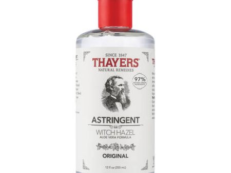 Thayers - Astringent, witch hazel, aloe vera, original, 355ml For Discount