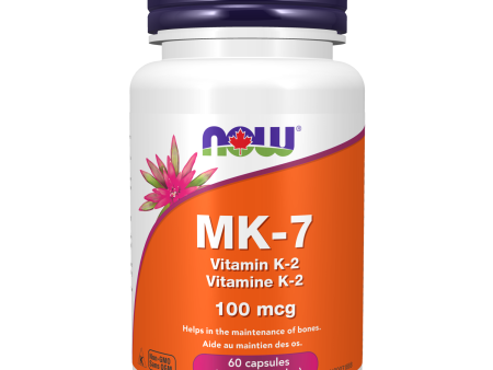 NOW® Supplements MK-7 Vitamin K-2 100mcg Online Hot Sale