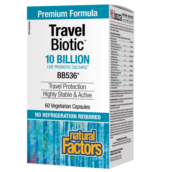 Travel Biotic®  10 Billion Live Probiotic Cultures Vegetarian Capsules Discount