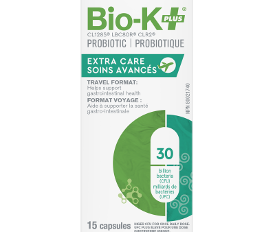 Bio-K Probiotic Extra Care 30 billion CFU Travel Format Discount