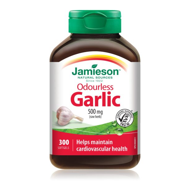 Jamieson Odourless Garlic 500 mg Online Hot Sale