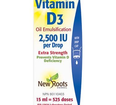 New Roots Vitamin D3 (Oil Emulsification) 2,500 IU Extra Strength Sale