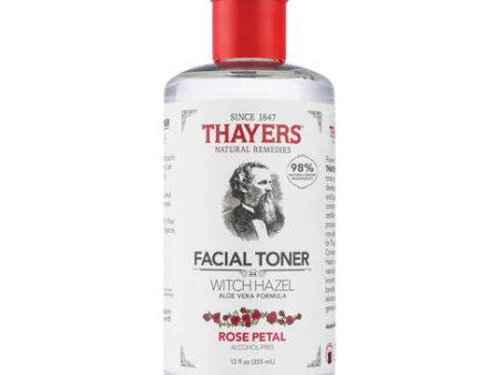 Thayers - Facial toner, witch hazel, rose petal, alcohol-free, 355ml For Sale