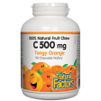 Vitamin C 500 mg 100% Natural Fruit Chew, Tangy Orange Chewable Wafers For Discount