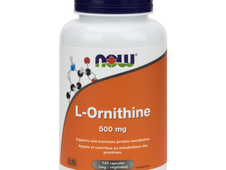 NOW® Supplements L-Ornithine 500mg Supply