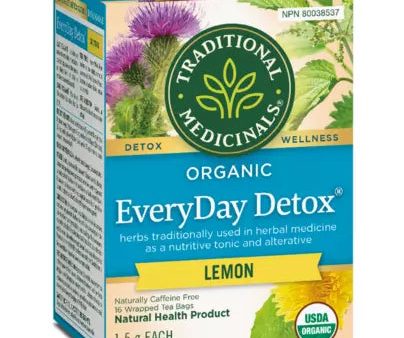 Traditional Medicinals® EveryDay Detox® Herbal Tea with lemon For Sale