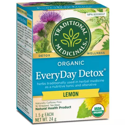 Traditional Medicinals® EveryDay Detox® Herbal Tea with lemon For Sale