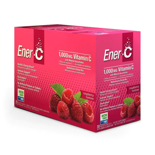 Ener-C 1,000mg Vitamin C with Mineral Ascorbates, raspberry flavour Online Sale