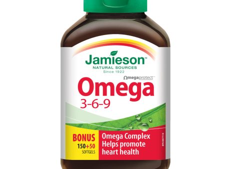 Jamieson Omega 3-6-9 1,200 mg Online Hot Sale