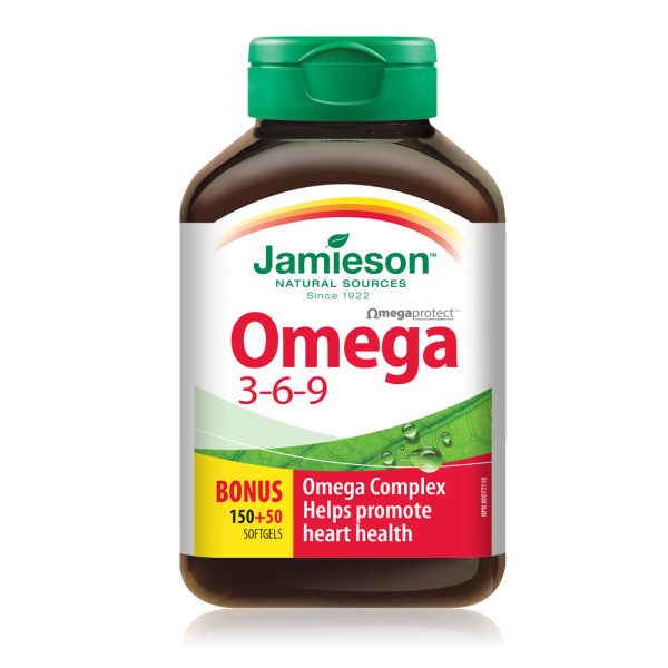 Jamieson Omega 3-6-9 1,200 mg Online Hot Sale