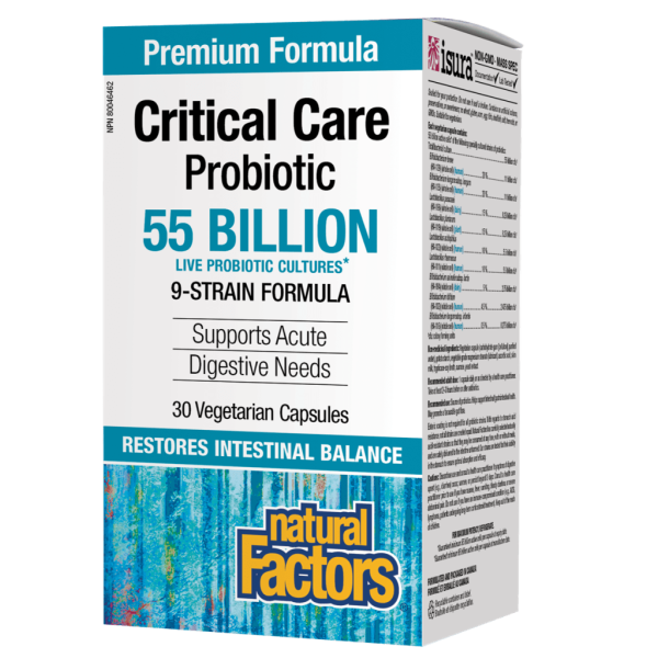 Critical Care Probiotic  55 Billion Live Probiotic Cultures Vegetarian Capsules Hot on Sale