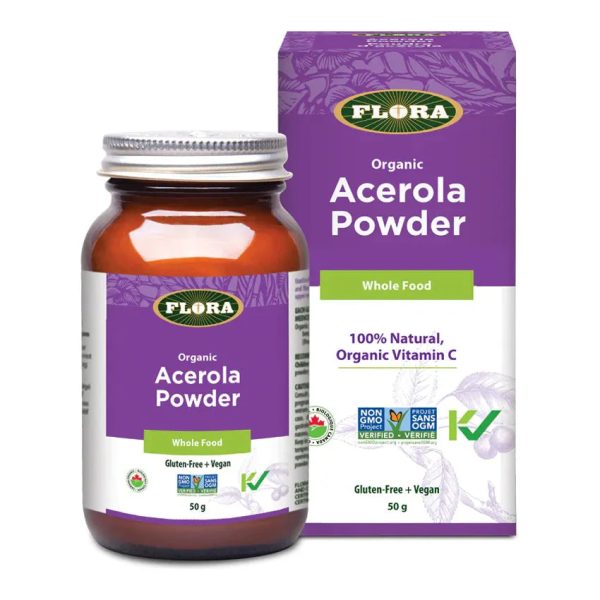 Flora Organic Acerola Powder, Vitamin C powder For Sale