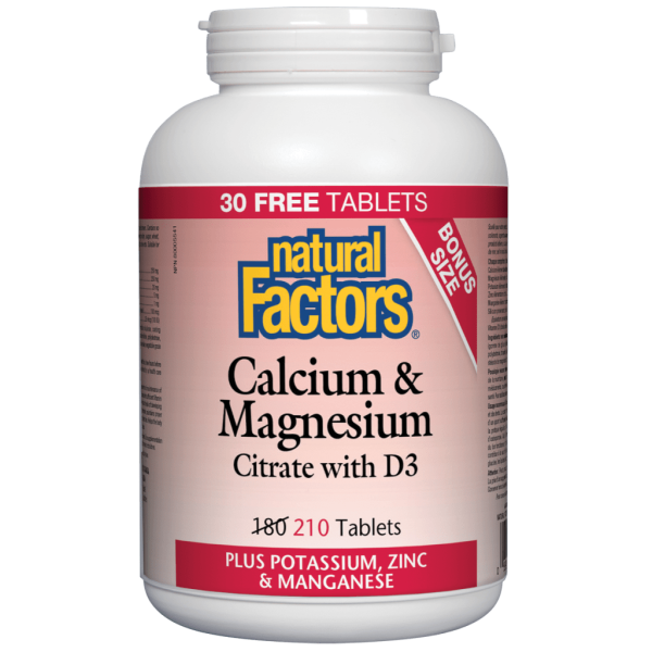 Calcium & Magnesium Citrate with D3  Plus Potassium, Zinc & Manganese  Tablets Hot on Sale