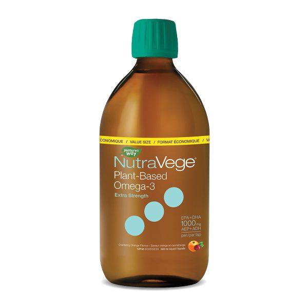 Nature s Way NutraVege Plant-Based Omega-e Extra Cranberry Orange flavour For Discount