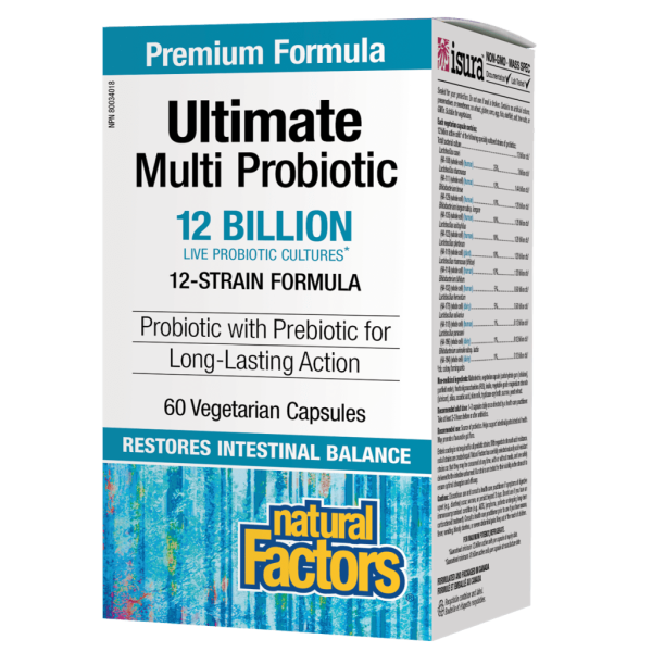 Ultimate Multi Probiotic  12 Billion Live Probiotic Cultures Vegetarian Capsules Hot on Sale