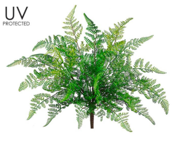 17  UV Protected Leather Fern Bush ( PBF413-GR ) Online now