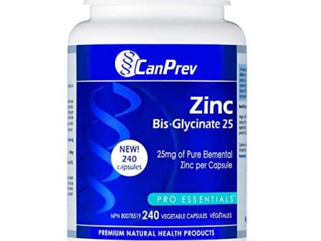 Canprev Zinc Bisglycinate 25, Pro Essentials Vegetarian Capsules Online Sale