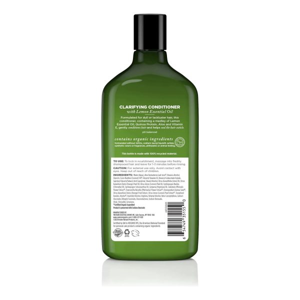 Avalon Organics Clarifying Lemon Conditioner Cheap