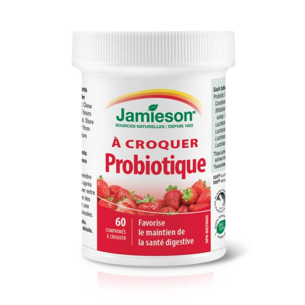 Jamieson Chewable Probiotic - Natural Strawberry Online now