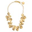 Gold Leaf Necklace on Sale