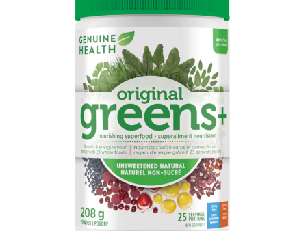 Genuine Health Greens+ Natural Unsweetned on Sale