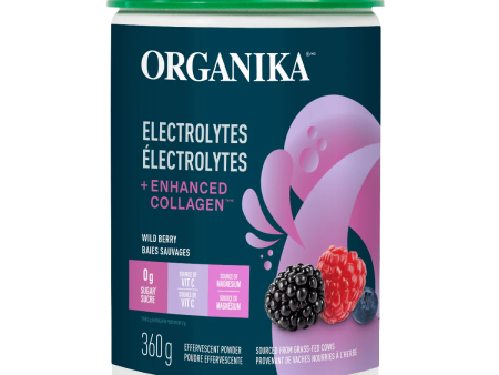 Organika® Electrolytes + Enhanced Collagen - Wild Berry Hot on Sale